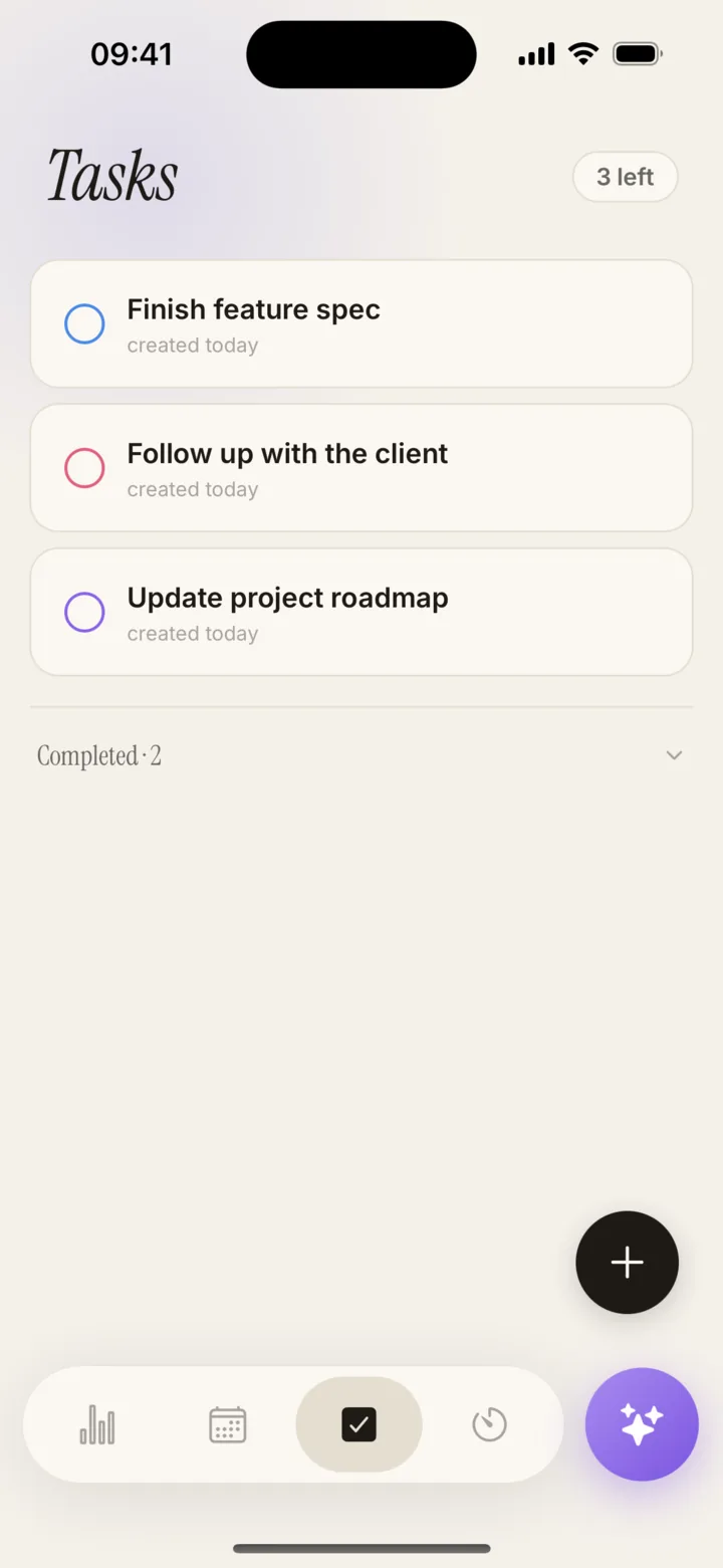 Planifai tasks